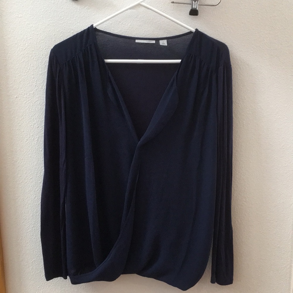 Navy Blue Blouse